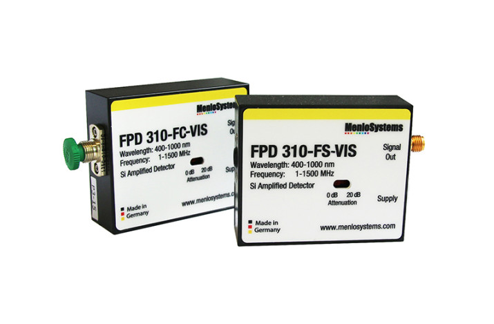 MENLO SYSTEMS photodetectors FPD310 FC VIS FPD310 FS VIS pic 2022 3w