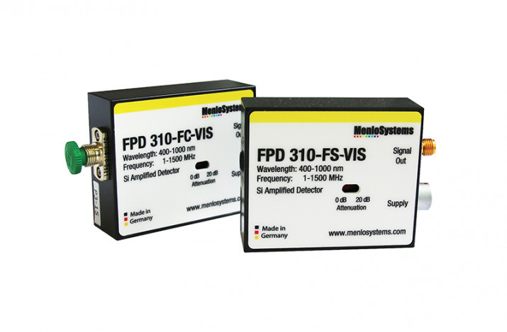 MENLO SYSTEMS photodetectors FPD310 FC VIS FPD310 FS VIS pic 3w v2