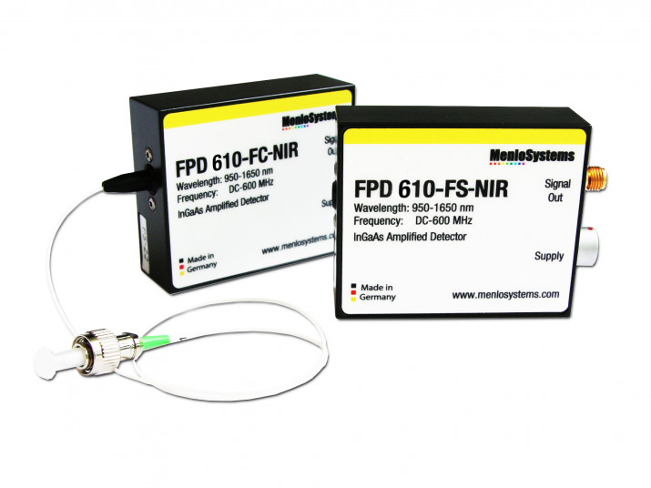 MENLO SYSTEMS_photodetectors_FPD610 FC NIR_FPD610 FS NIR_3w