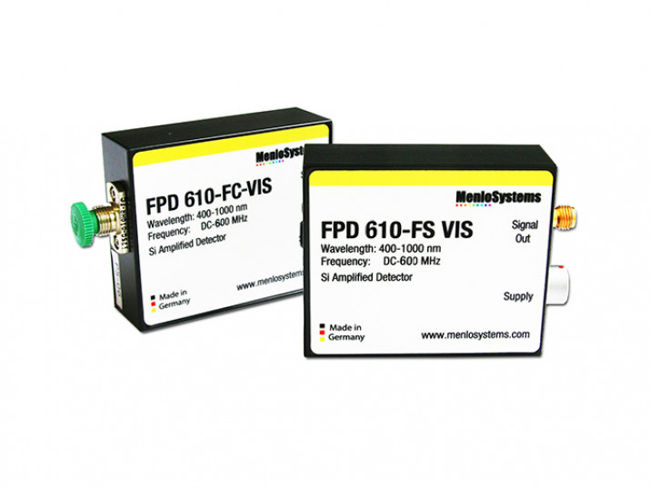MENLO SYSTEMS_photodetectors_FPD610 FC VIS_FPD610 FS VIS_3w