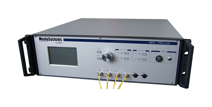 MENLO SYSTEMS Ultrastable cw Lasers Add ons for Metrology DUAL EDFA 3w